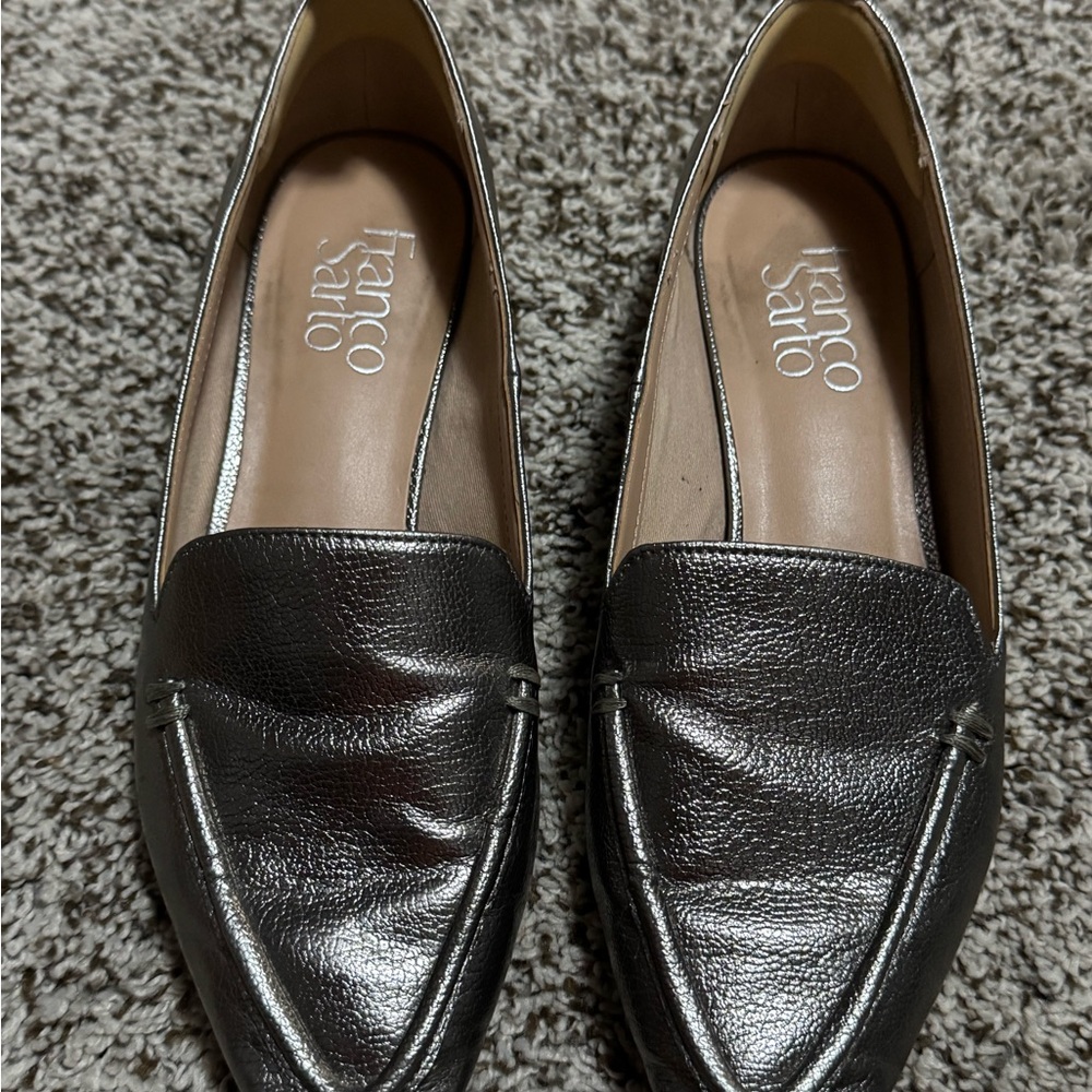 Franco Sarto Women's Pewter Flats